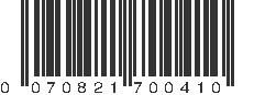 UPC 070821700410