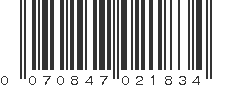 UPC 070847021834