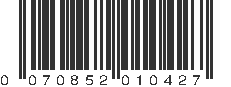 UPC 070852010427