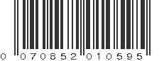 UPC 070852010595