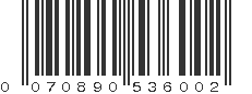 UPC 070890536002