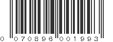 UPC 070896001993