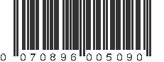 UPC 070896005090