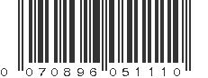 UPC 070896051110