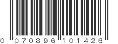 UPC 070896101426