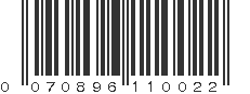 UPC 070896110022