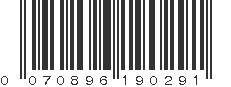 UPC 070896190291