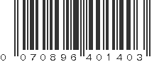 UPC 070896401403