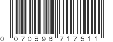UPC 070896717511