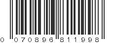 UPC 070896811998