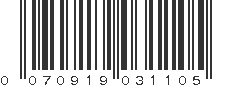 UPC 070919031105