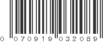 UPC 070919032089