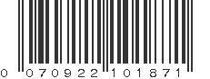 UPC 070922101871