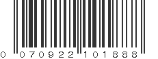 UPC 070922101888