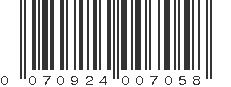 UPC 070924007058