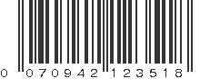 UPC 070942123518