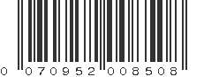 UPC 070952008508