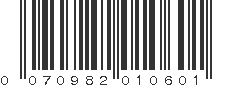 UPC 070982010601