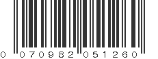 UPC 070982051260