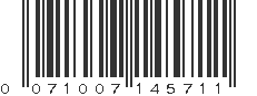 UPC 071007145711