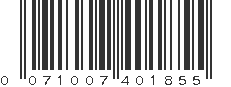 UPC 071007401855