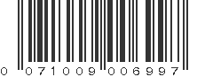 UPC 071009006997