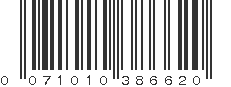 UPC 071010386620