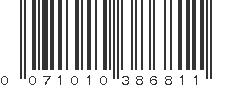 UPC 071010386811