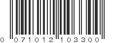 UPC 071012103300