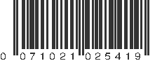 UPC 071021025419