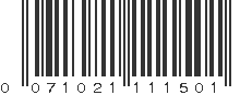 UPC 071021111501