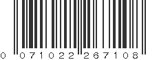 UPC 071022267108