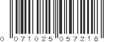 UPC 071025057218