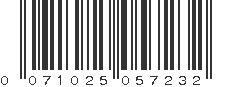 UPC 071025057232