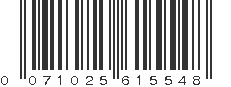 UPC 071025615548