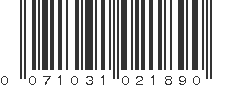 UPC 071031021890