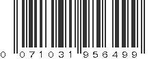 UPC 071031956499