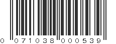 UPC 071038000539