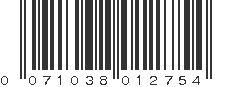 UPC 071038012754