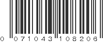 UPC 071043108206