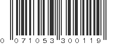 UPC 071053300119