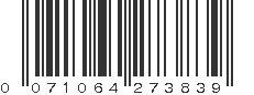 UPC 071064273839
