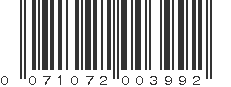 UPC 071072003992