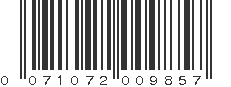 UPC 071072009857