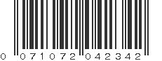 UPC 071072042342