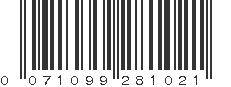 UPC 071099281021