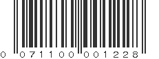 UPC 071100001228