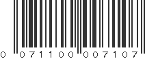 UPC 071100007107