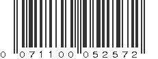 UPC 071100052572