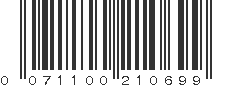 UPC 071100210699